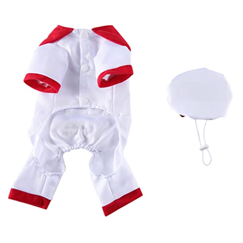 Disfraz para perros Yardwe tamaño S color blanco