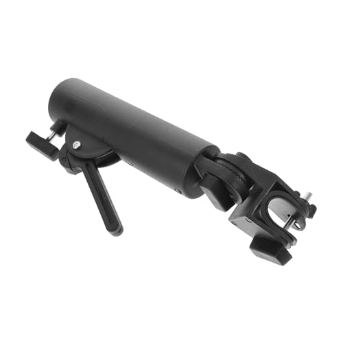 STOBOK 調節可能ゴルフカート傘ホルダー 軽量コンパクト設計 多用途トロリー用 雨傘スタンド アングル自在で持ち運び簡単 ゴルフ場対応