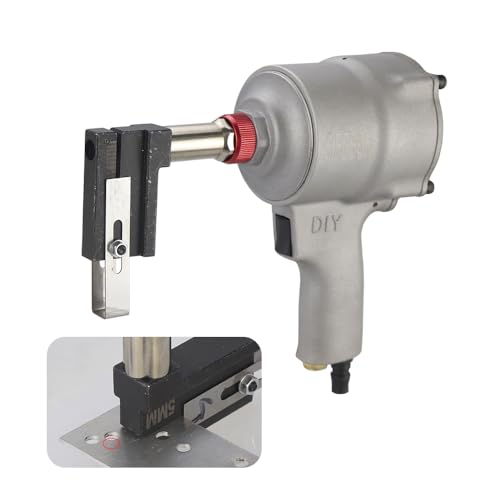 HIFESON Pneumatic Metal Hole Punch Tool,3mm Air Hole Puncher,Air Impact Drilling Machine,Hole Punching Tool Metal Driller