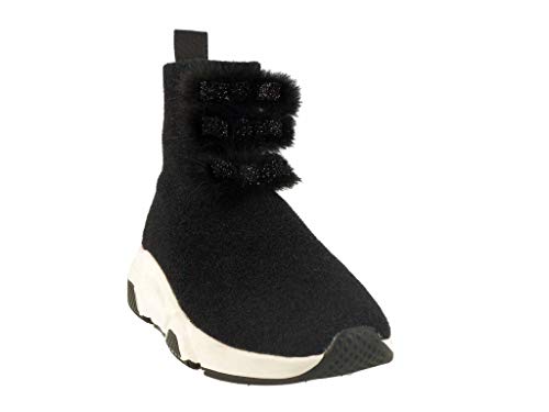 Basket Montantes- Coco&Abricot-Badger- V1288A-Noir-Noir-40