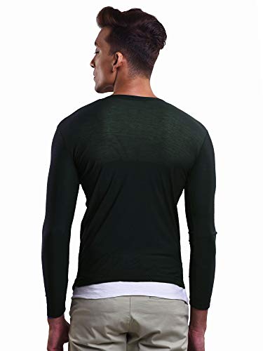 Image of Nick & Jess Men's Slim Fit T-Shirt (MTFS064CDL Black L(Chest:40in))