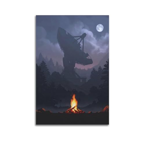 POSYEFUE Póster decorativo de Game Corruption, lienzo para pared e impresión artística moderna para decoración de dormitorio familiar, 40 x 60 cm
