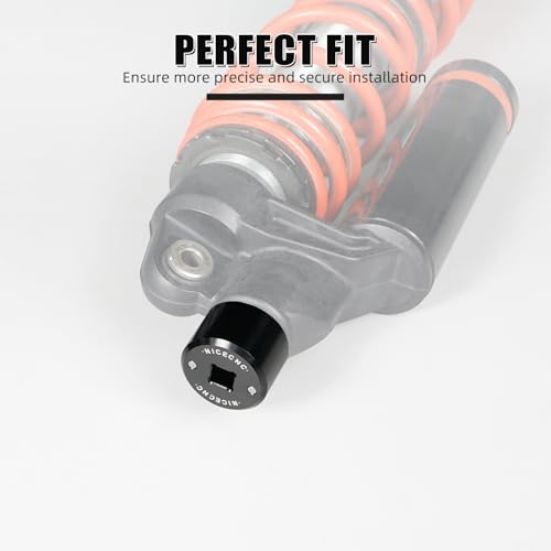 Image of NICECNC Black 32mm Fork Topcap Socket Tool Compatible with Can Am Maverick X3 4x4 Turbo DPS 2017, X3 R 4x4 XDS Turbo DPS 2018, X3 4x4 XRC Turbo DPS 2019, See Fitments