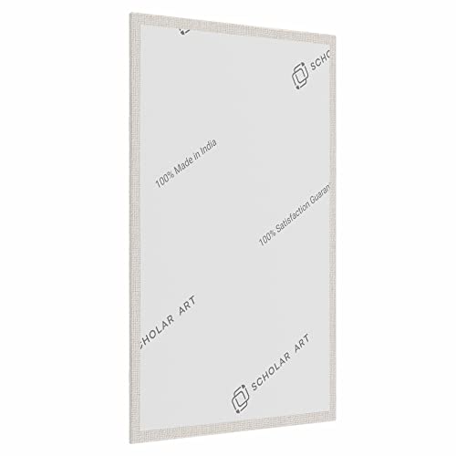 Image of Scholar Art Hobby Series 04 Oz (230 GSM) 100% Cotton Canvas Panel Board for Painting (White Blank Canvas Boards for Acrylic Paint, Oil Paint, Wet & Dry Media) | 05 inchx07 inch (12.5x17.5 cm), Pack of 6