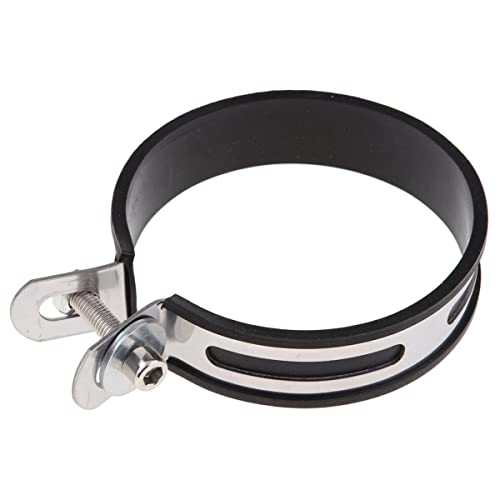 Auzkong Support d'échappement de Moto Support d'échappement Universel Clip de Support Silencieux, Support de Fixation de Bande de Support de Tuyau 1 Pièces (100mm) Cover