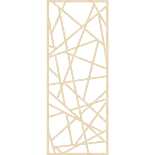 Image of Conway Decorative Pierced Fretwork Wood Wall Panels, 31 3 /8 inchW x 79 3 /8 inchH x 1 /4 inchT, Birch