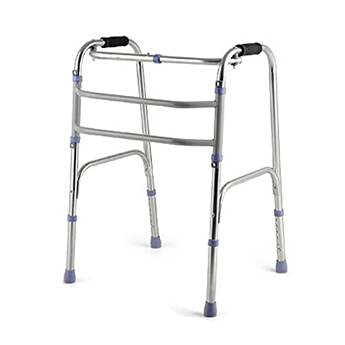 LHX Four-Legged Crutches for The Elderly with Wheeled Walker Foldable Walker (Color : Without a Wheel)