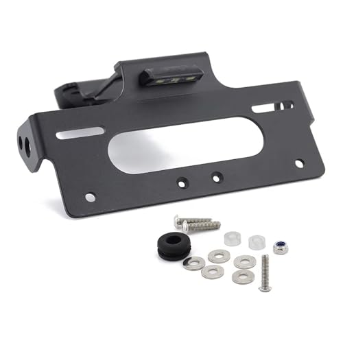 ナンバープレート ステー バイク に適合するデイトナ660 2024 2025 登録ナンバープレートホルダーブラケット オートバイリアテールタイディフェンダーエリミネーターキット オートバイナンバープレートホルダー(Without Reflector)