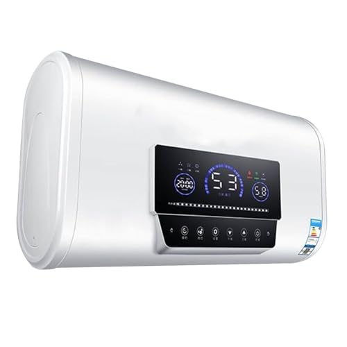 Calentador de agua eléctrico de 3KW y con control remoto y pantalla táctil, calentador de agua instantáneo con pantalla digital de temperatura, para baño de hotel,50L