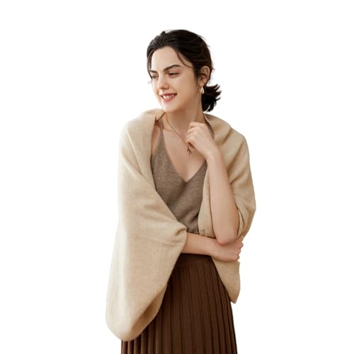 Cashmere Wrap Sweater for Women Warm Shawl Blanket Scarf with Sleeves Open Front Poncho Pashmina Shall with Two Shawl Clips3