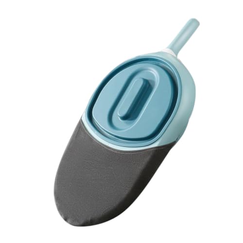 Bassin de lit bleu en plastique PP avec couvercle pour adulte alité