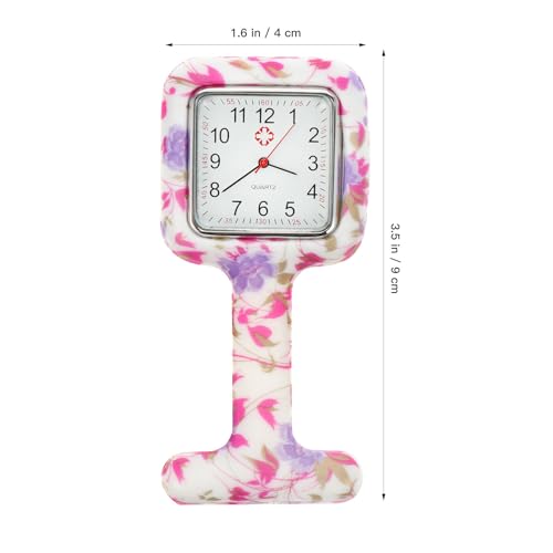Relojes de enfermera de silicona SEWACC, cronómetro de solapa para hospital y clínicas 2