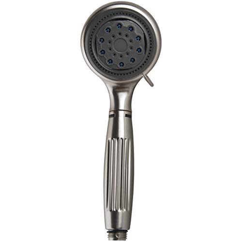Dura Faucet DF-SA430-SN RV Luxury 5-Function Massage Shower Wand with Water Saving Option (Brushed Satin Nickel)