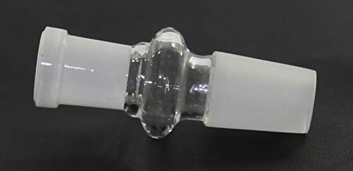 Budawi® Adapter Chillum 18.8er auf 14.5er Kupplung für Glaskopf Schliffadapter Adapterstück Glasbong – Bild 4