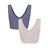 Lucky-Brand-Womens-Seamless-Wire-Free-Comfort-Lounge-Bra-Multi-Pack Lucky Brand Women's Seamless Wire-Free Comfort Lounge Bra Multi-Pack, (2-Pack) Taupe/Indigo, Small