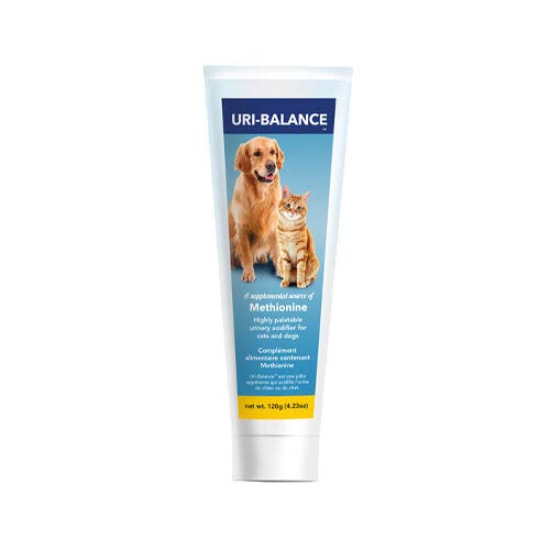 Millpledge Uri-Balance Methigel for Cats and Dogs, Palatable Gel Supplement with DL-Methionine, 120g