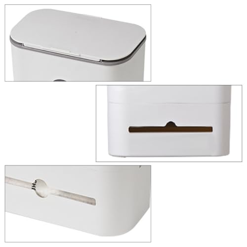 Caneca colgante para cocina con tapa deslizante, blanca miniatura 3