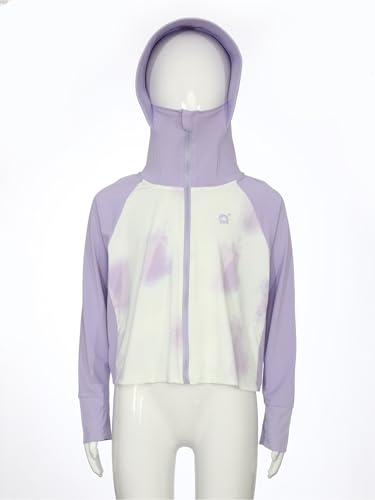 FEESHOW Kids Girls Lightweight Sun Shirts Upf Sun Protection Hoodie Sweatshirts For Outdoor Beach Sports3