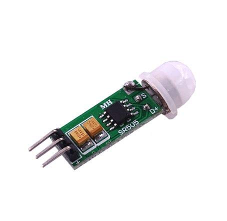 Robocraze HC-SR505 Mini Infrared PIR Motion Sensor Module | Low Power Human Motion Detection Sensor for Arduino and Automation Projects with Smart Sensing Applications