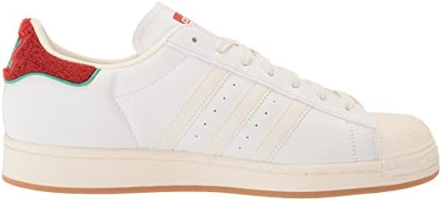 adidas Originals Men's Superstar Discontinued Sneaker, White/White/Court Green, 8 | Image 5