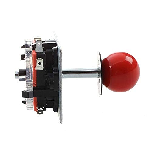 Ubersweet® Imported 2X(Pin 8 Modes Red Ball Joystick for Machine Console Recreational V6R7)_70353