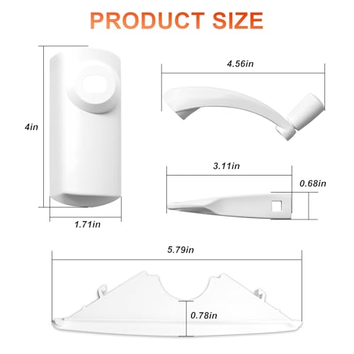 1521026 Hardware Pack Fit for Andersen PSA Classic Style Awning Windows - White - Image 2