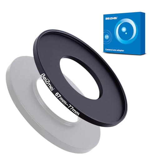 Bague Step-Up 67mm-77mm filtre adaptateur objectif ND UV CPL CNC