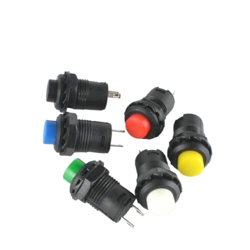 Interrupteur à bouton-poussoir autobloquant 12mm bouton self locking mini