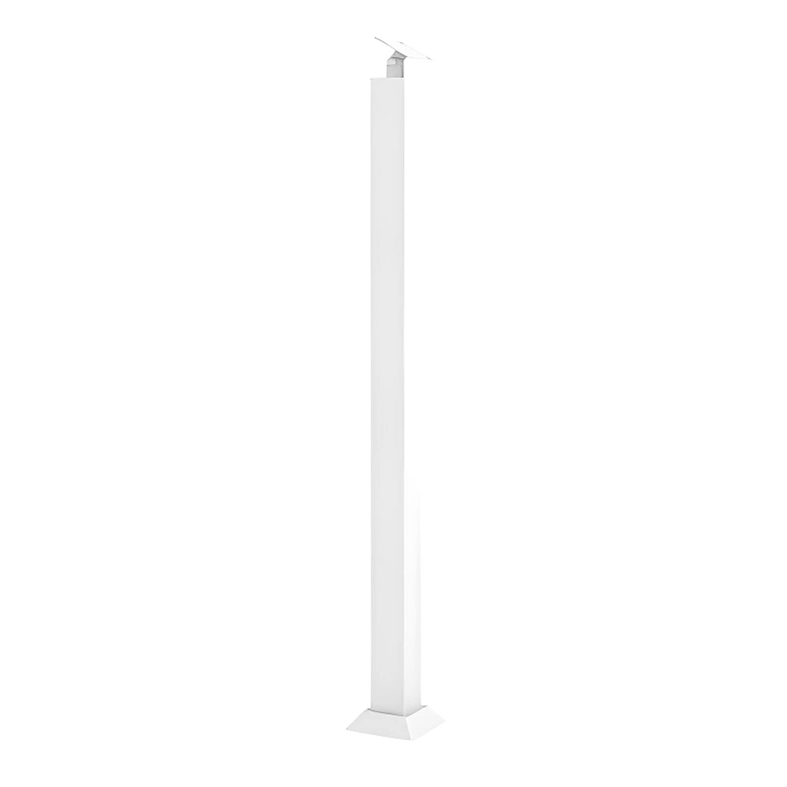 Balustrade blanche moderne en métal pour sécuriser les escaliers intérieurs de votre maison