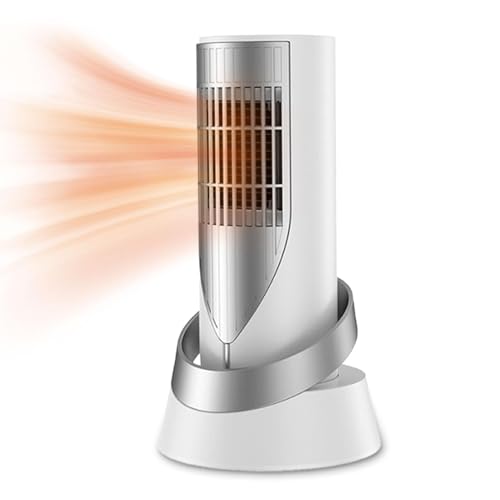 Opilroyn Calentadores interiores calefactores de habitación,Ventilador de calor: accesorios eléctricos de invierno, termostato ajustable, calentador de aire y radiador para