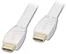 Produktbild LINDY 41165 Standard-HDMI-Kabel Flachkabel weiß 7,5m, schwarz