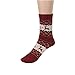 Produktbild Goosuny Weihnachten Wollsocken Niedlich Hirsch Design Unisex Socken Herren Damen Casual Warmer Stricken Wintersocken Kuschelsocken Sportsocken Streifen Damensocken 1 Paar