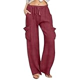 Beessbest Cargo Pants Women High Waist Drawstring Pants...