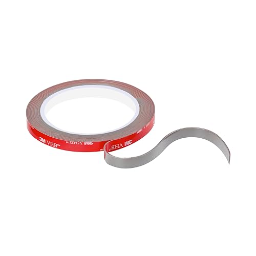 3M VHB - Cinta adhesiva de doble cara universal de espuma acrílica, resistente al agua y altas temperaturas, indoor/outdoor,...