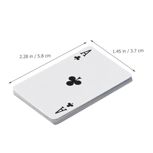 Beaupretty 6 Sätze Mini Pokerkarten Spielkarten Party Mitgebsel Reise Kartenspiel Puppenhaus Zubehör Kompakte Kartenspiele für Mädchen Jungen Edukatives Familienspiel – Bild 3