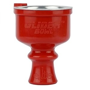 Elite Glider Bowl 2 Flavor Silicone Hookah Bowl – Red