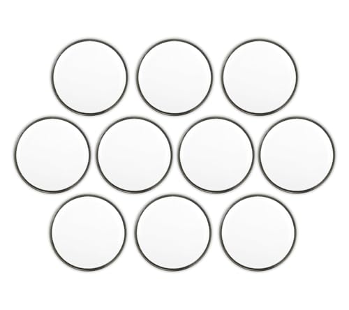 Da Vinci 10 Blank Metal Golf Ball Markers. Use For Uv Direct Printing.