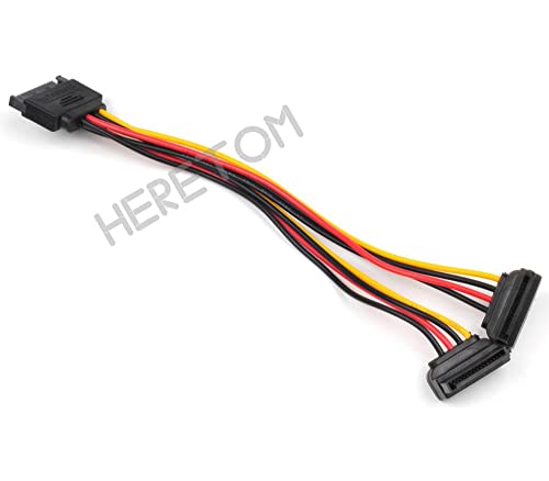 Cable adaptador divisor SATA de 90 grados 20 cm miniatura 3