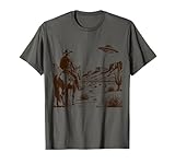 Ufo Western Vintage Cowboy Tee