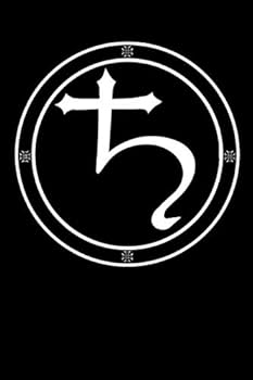 Alchemy Lead Saturn Symbol : Blank Lined Notebook, Journal or Diary