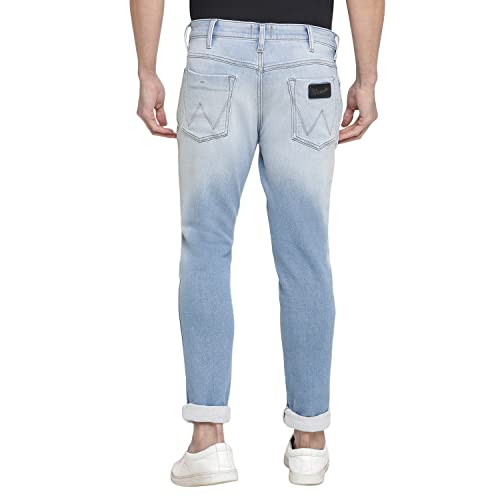 Image of Wrangler Men's Slim Fit Mid-Rise Jeans
