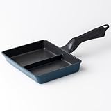 アトラス 超軽量 フライパン IH ガス火 セパレート型 四角 軽い 焦げ付かない 高熱効率 ダイキン Silkware シルクウェア 洗いやすい アルミダイキャスト 鋳物 耐久性コーティング PFOA PFOS フリー Vilight（ヴィライト） ネイビー FRP-ISPV