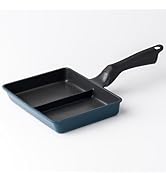 Atlas Ultra Lightweight Frying Pan, IH Gas Fire, Separate Type, Square, Lightweight, Non-Stick, High Heat Efficiency, Daikin, Silkware, Easy to Clean, Aluminum Die-Cast, Durable Coating