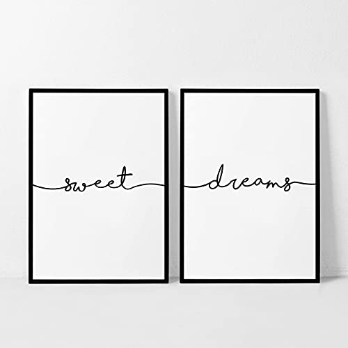 Citations Toile Peinture Sweet Dreams pour une Chambre Douce et Inspirante