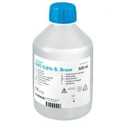 B Braun Ecotainer 0,9% NaCl Klarspüler 10x500ml Braun
