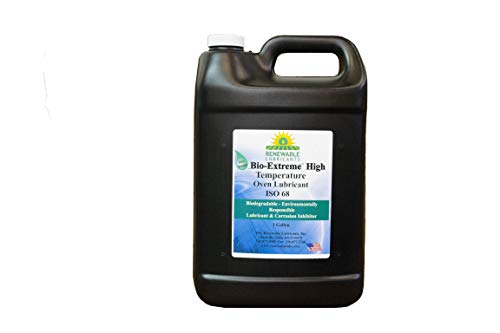 Renewable Lubricants Bio-Extreme ISO 68 High Temperature Oven Lubricant, 1 Gallon Jug, White (81853)