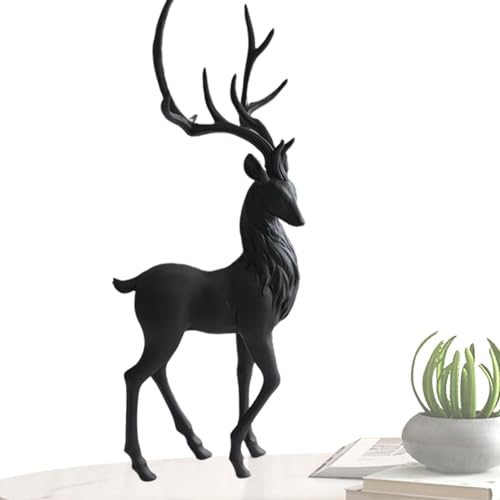 Figurines d'élan d'intérieur de Noël à offrir pour décorer une table