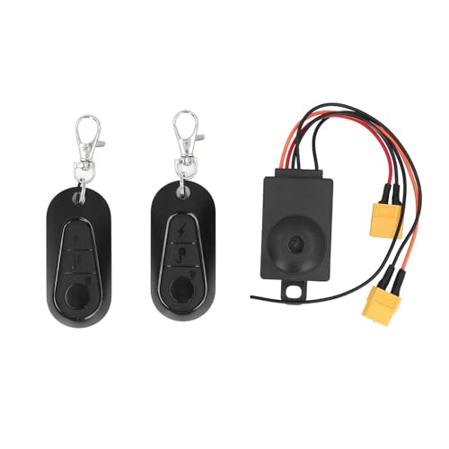Bike Alarm with 2 Remotes, 36 to 70V Anti Theft
