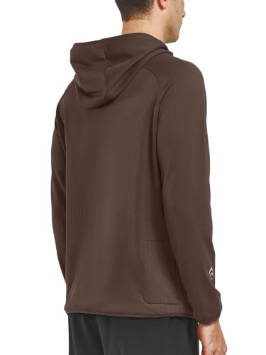 Image of NORTHYARD Men's Lightweight Fleece Hoodie Running Workout Hooded Sweatshirt