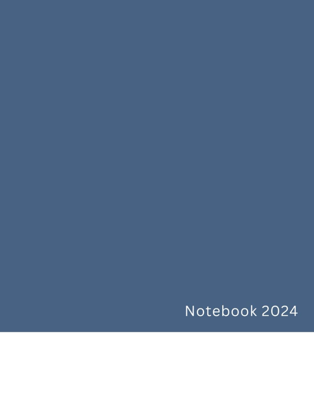 Independently PublishedBlue Nova Color Cover Notebook 2024: Monthly Planner for Note Pages for Work, School or Hobbies